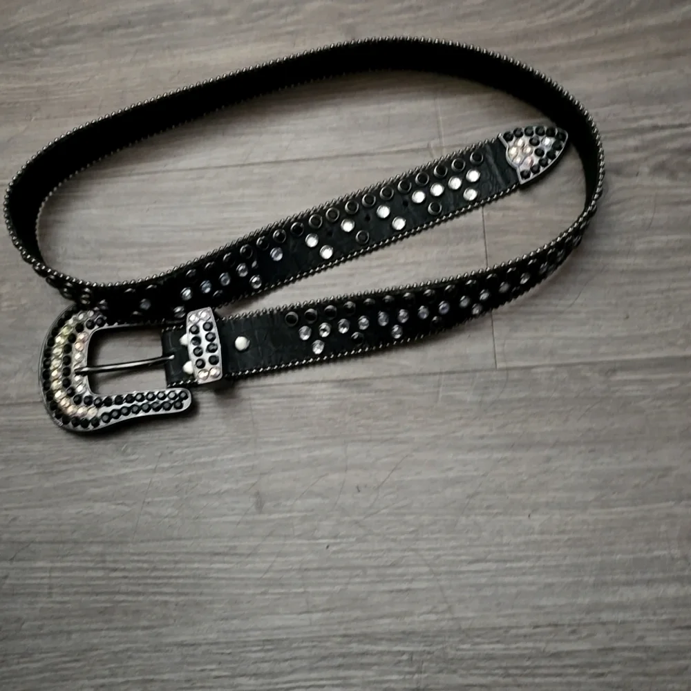 Western Vintage  Cow Girl Buckle Belt - Studded - Picture 3 of 7